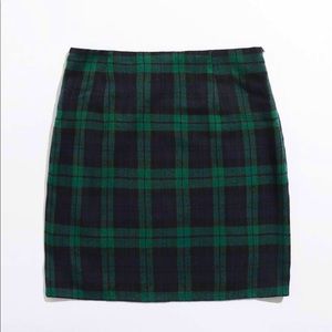 Unworn plaid skirt